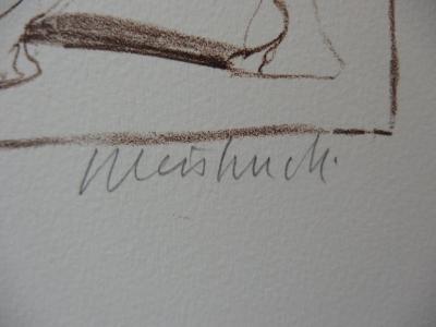 Claude WEISBUCH - Commedia dell’Arte, lithographie originale signée 2