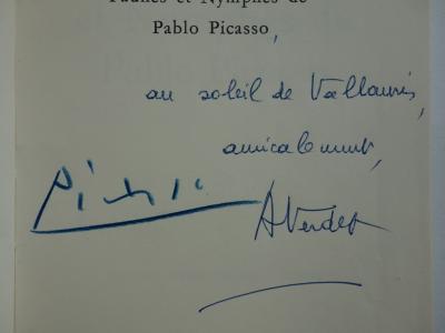 Pablo PICASSO - Grande dédicace autographe signée (1952) 2