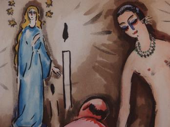 Kees VAN DONGEN - Femme à la jarretelle, 1925, Lithographie originale 2