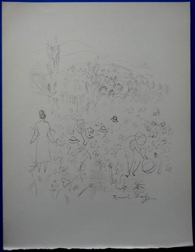 Raoul DUFY - Les vendanges, Lithographie signée 2