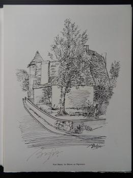 Paul BRAIG - La Maison au Pigeonnier, Héliogravure signée, 1961 2