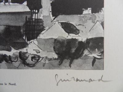Paul GUIRAMAND - Paysage minier dans le Nord, 1961, Héliogravure signée 2