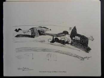 Henri HAYDEN - Paysage du Mollien en Seine-et-Marne, 1961, Héliogravure signée 2