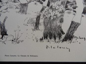 Pierre LELONG - Le Chemin de Solenzana, 1961, Héliogravure signée 2