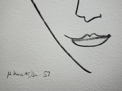 Henri MATISSE : Visage souriant - Lithographie signée 2