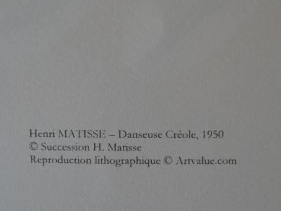 Henri MATISSE (1869-1954) - La danseuse créole, Lithographie 2
