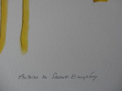 Antoine de SAINT-EXUPÉRY (d’après) - Un puits dans le désert, Lithographie signée 2