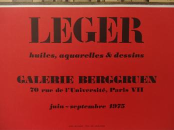 Fernand LÉGER - Huiles, aquarelles & dessins, 1975, Lithographie 2