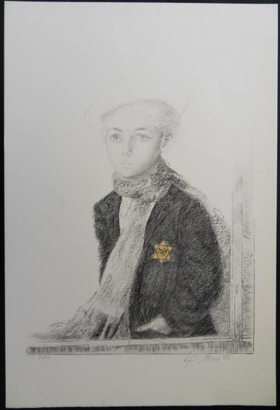 Lucien Philippe MORETTI - L’étoile jaune, Lithographie originale signée 2