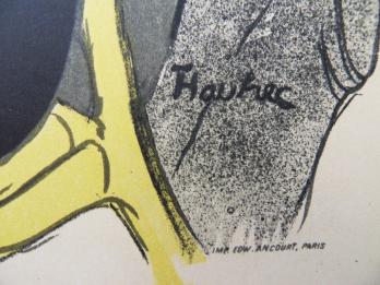 Henri de TOULOUSE LAUTREC - Le Divan Japonais, Lithographie Signée 1946 2