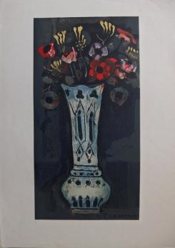 Joseph PRESSMANE - La bouquet joyeux, Lithographie 2