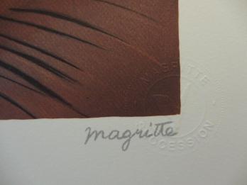 René MAGRITTE (1898-1967) - Le Faux Miroir, Lithographie signée 2
