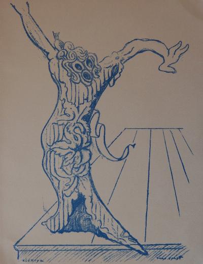 Max ERNST : Electra, lithographie originale, signé (1959) 2