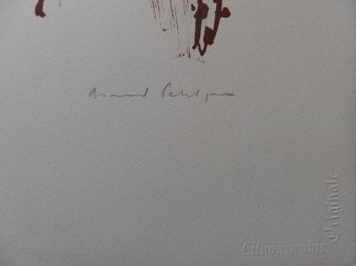 Armand PETITJEAN - Sur l’échelle, Lithographie originale 2