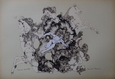 Didier MOREAU - L’éblouissement de mythologie, Lithographie originale signée 2