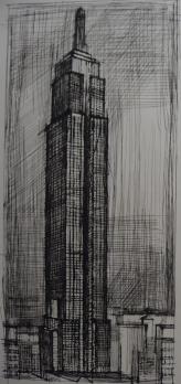 Bernard BUFFET - L’Empire State Building, 1959, Gravure originale signée 2