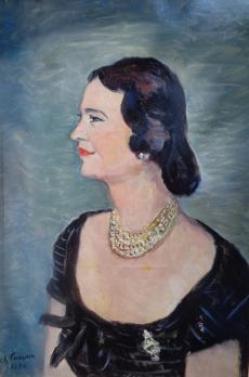 Charles CAMOIN (1879-1965) - Brune au collier, 1956, Huile sur toile 2