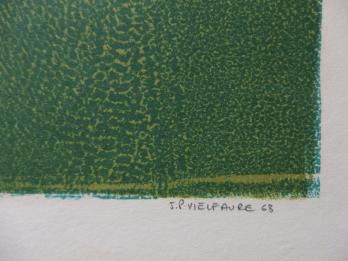 Jean-Pierre VIELFAURE - Horizon humain, 1968, Lithographie originale signée 2