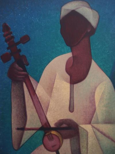 Louis TOFFOLI - Le Nubien, Lithographie originale signée 2