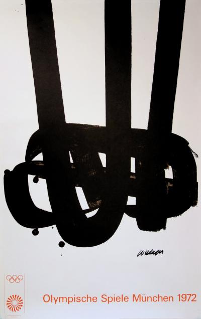 Pierre SOULAGES - Lithographie n°29, Lithographie originale signée - 1972 2