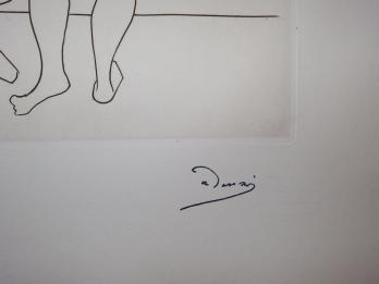 André DERAIN - L’examen, Gravure signée - 1951 2