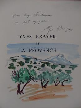 Yves BRAYER - La Sainte Victoire, Aquarelle originale signée 2