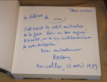 CÉSAR - « Plaque », 1989, Dessin signé 2