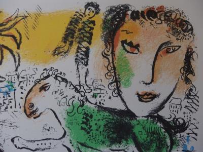 Marc CHAGALL - Le cheval vert, 1973, Lithographie 2