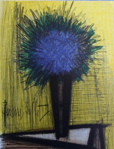 Bernard BUFFET - Le Bouquet bleu, 1967, Lithographie originale 2