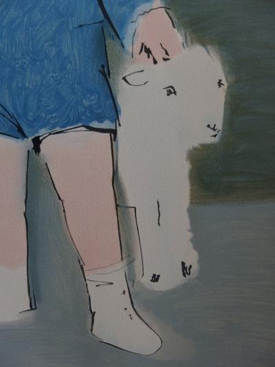 Pablo PICASSO (d’après) - Enfant et agneau, Lithographie 2