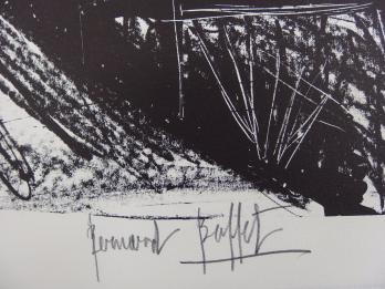 Bernard BUFFET - Route de campagne - Lithographie originale signée au crayon 2