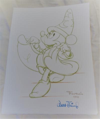 Lithographie d’après Walt Disney 