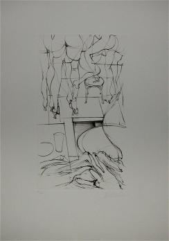 Hans BELLMER - Sans titre, 1973 - Gravure signée au crayon 2