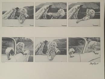 George BARRIS - Car Montage, 1987, Photolithographie signée et numérotée 2