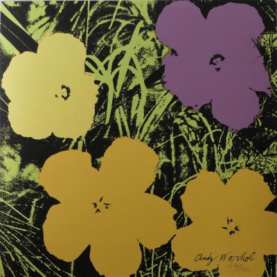 Andy WARHOL (d’après) - Flower, 1967 - Sérigraphie 2