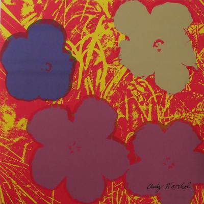 Andy WARHOL (d’après) - Flower, 1967 - Sérigraphie 2