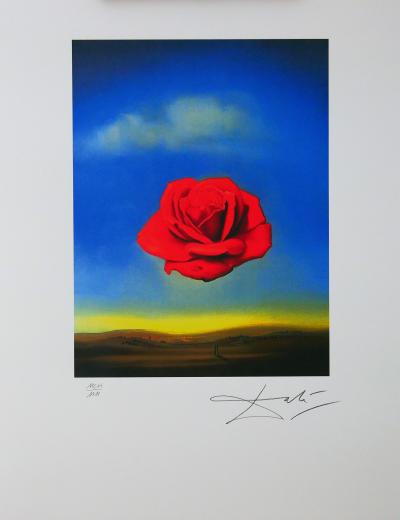 Salvador DALI (d’après) - La Rose méditative - Lithographie 2