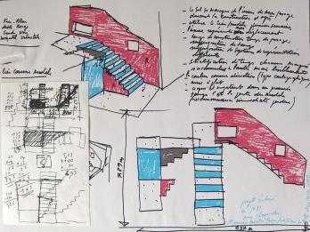 Max CHARVOLEN - Hommage au Corbusier, Sérigraphies 2