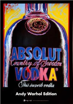 Andy WARHOL (d’après) - Absolut Vodka, Rare affiche publicitaire de 1980 2
