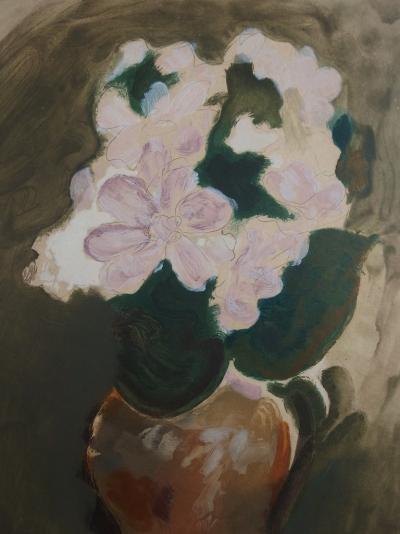Georges BRAQUE - Le Bouquet rose, 1955, Gravure originale signée au crayon 2