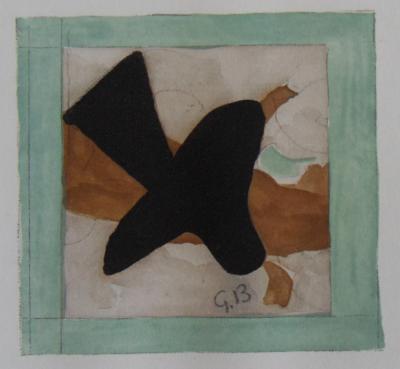 Georges BRAQUE : Oiseau en vol, Gravure originale Signée 2