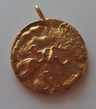 Salvador DALI - Sceau de Dali, Médaille en édition originale signée en Or 22k 2