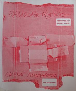 Robert RAUSCHENBERG - Cardbirds - Exposition 1972 - Affiche originale 2