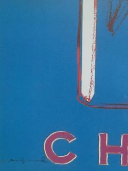 ANDY WARHOL (d’après) - Affiche Chanel No5 bleu 2