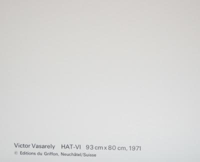 Victor VASARELY - Progression 2 - 1972 Héliogravure en couleurs 2
