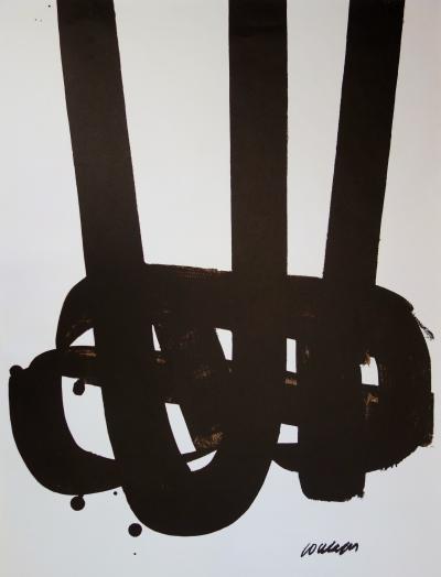 Pierre SOULAGES - Lithographie n°29, Lithographie originale signée - 1972 2