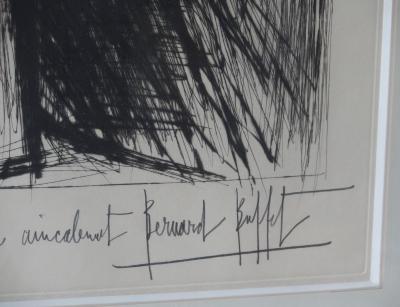 Bernard BUFFET : L’Enfer - Virgile, Gravure originale signée - 1976 2