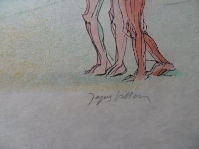 Jacques Villon : Le bel Alexis, lithographie originale, signée 2