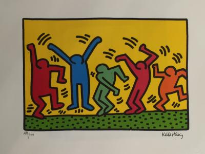 Keith Haring - Figures dancing 2