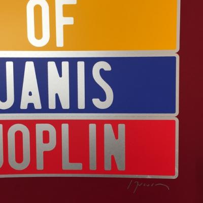 Joel DUCORROY - Janis Joplin, 2012, Sérigraphie signée 2